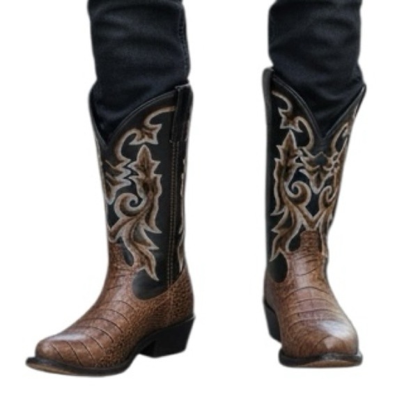 MASTERSON Co. Leather Western Cowboy Boots Men’s Size 10.5D Coastal Cowb… - Picture 7 of 16